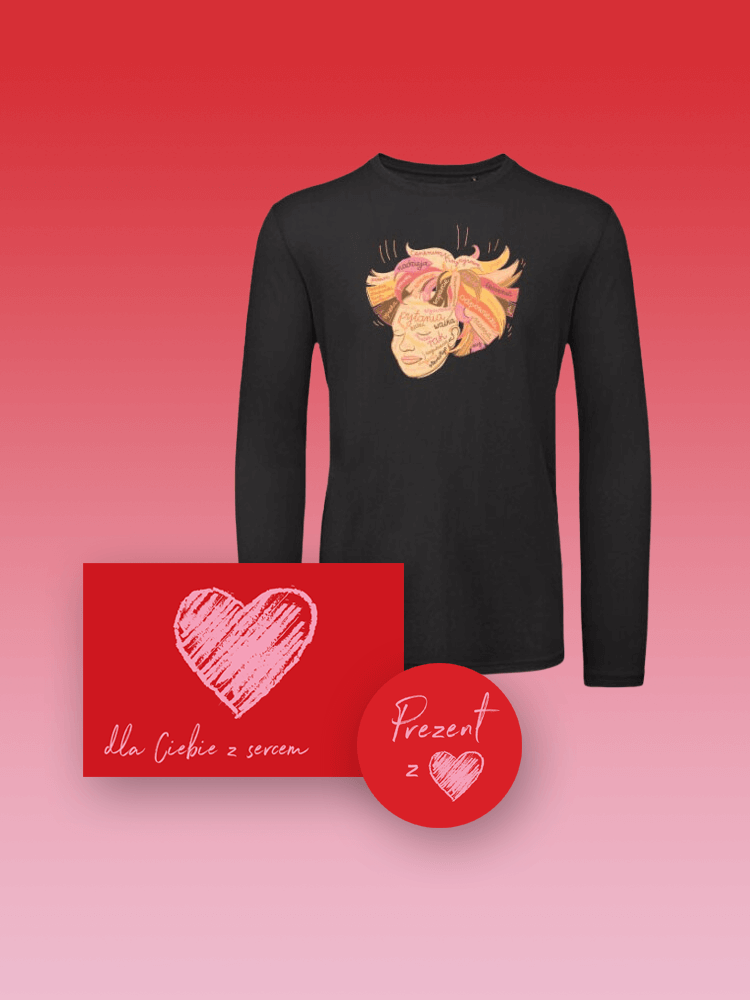 Pakiet świąteczny „Prosto z serca” Koszulka + pocztówka